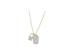 Collana Cuori Milano Donna in Argento Zirconia 24995085 - 24995085